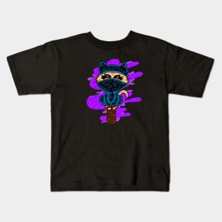 The Ninja Cat #3 Kids T-Shirt